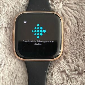 Black Fitbit Versa 2 Watch